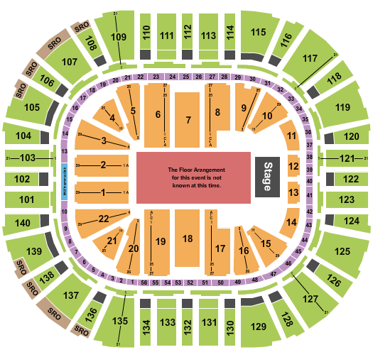 Delta Center PBR Seating Chart